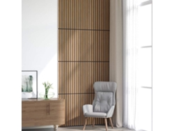 Paneles acústicos de pared (8 unidades, listones, 60,5 x 60 cm, WSD310267) Lovely Home