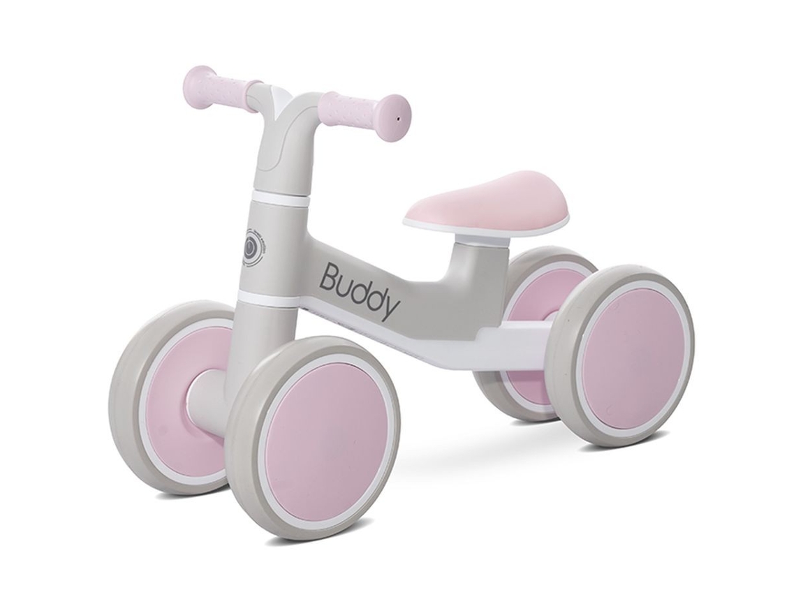 Bicicleta de equilibrio de 4 ruedas Lorelli Pink Buddy