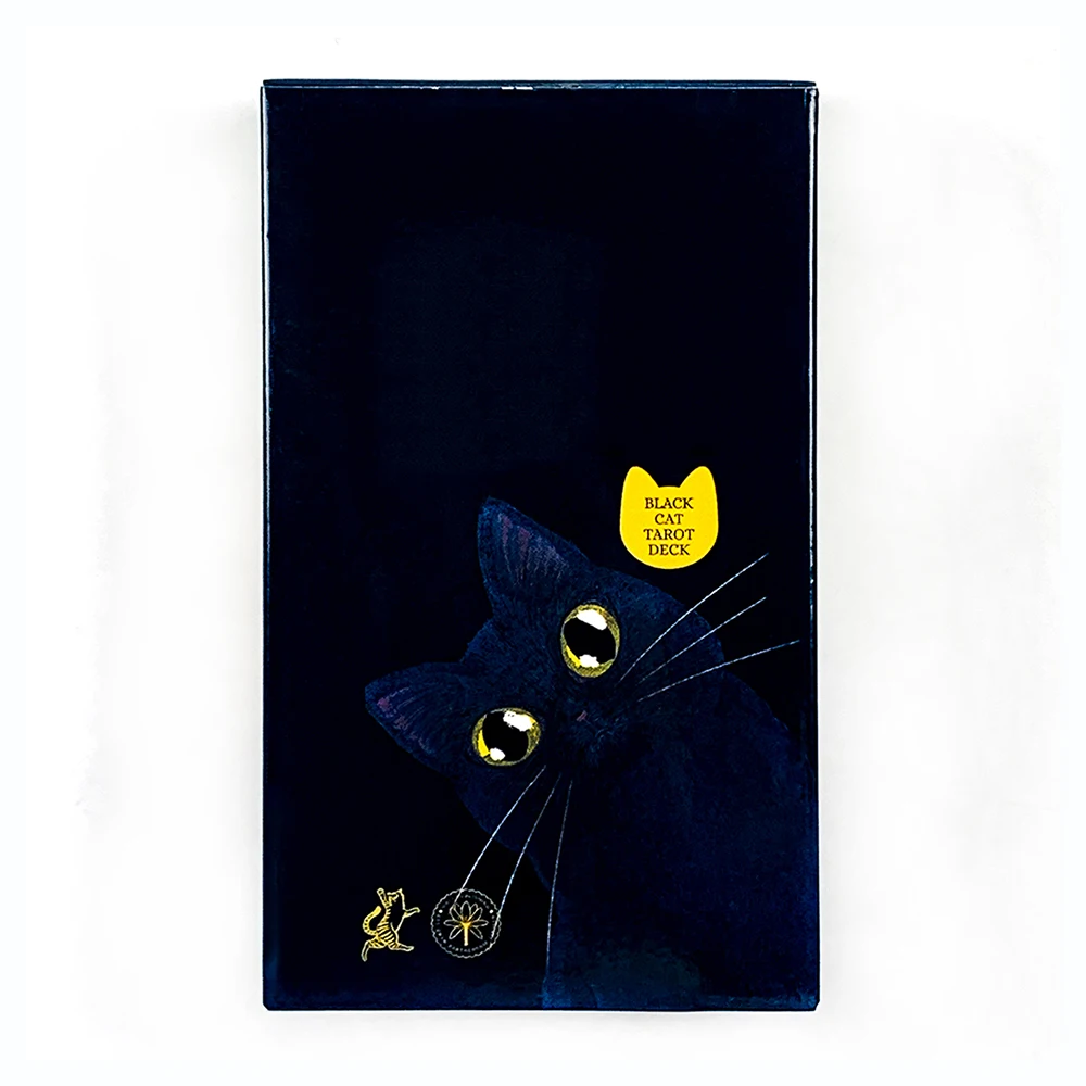 Cartas Del Tarot Del Gato Negro, 78 Cartas Del Tarot Con Temática Felina, Una Baraja De Cartas Para Meditación Y Adivinación.