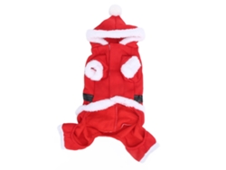 Kkpm - Disfraz de Papá Noel para perros pequeños, medianos y grandes - Traje navideño para mascotas