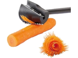 Ferramenta De Descasque E Corte Espiral Para Legumes E Frutas, Folhas Decorativas, Aço Inoxidável, Abs Alimentar