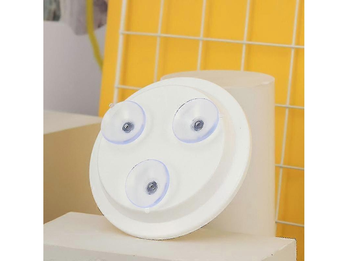 Espejo de maquillaje Omni con lente de aumento de 20x y 3 ventosas - 1 unidad - Blanco