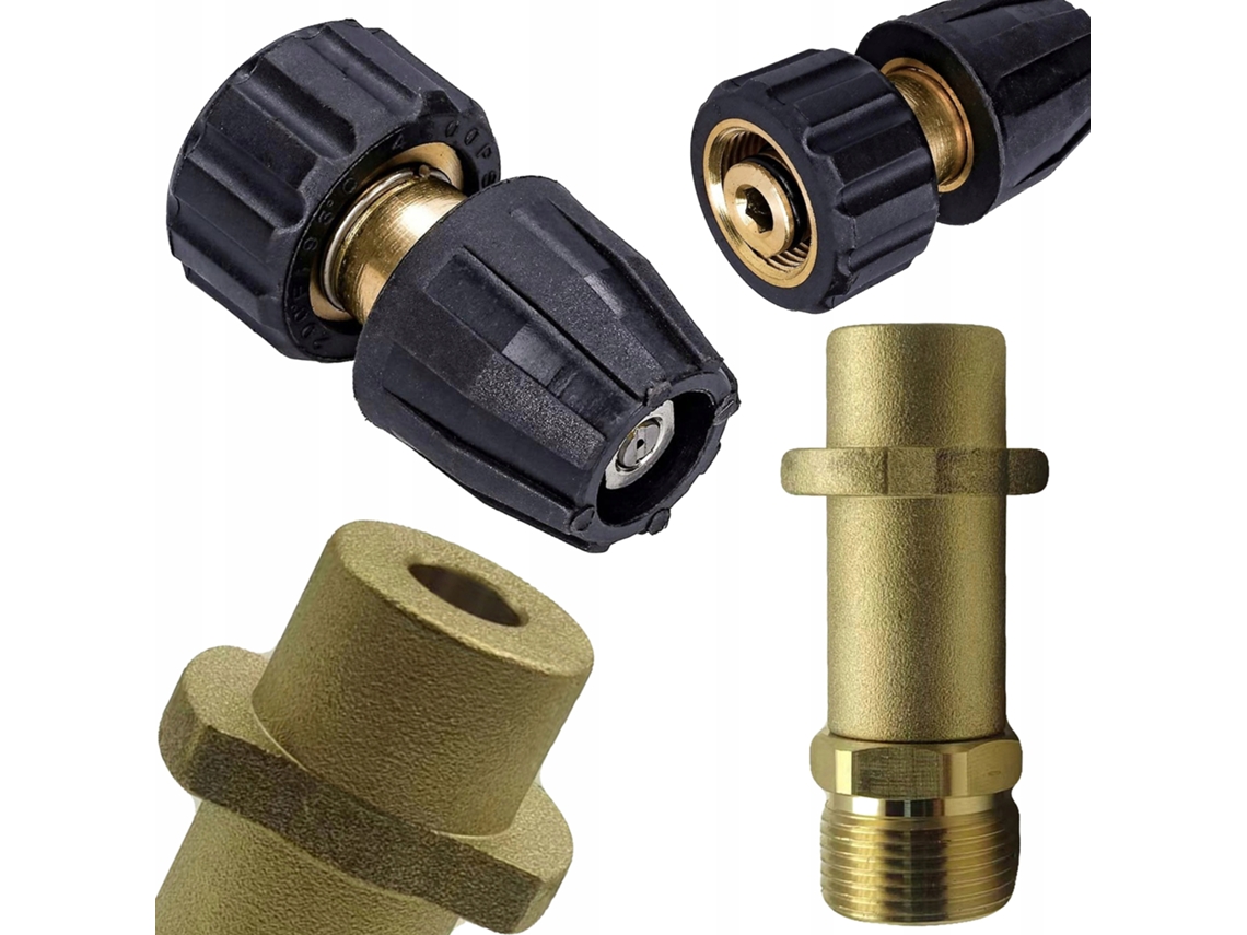 Lanza Mini M22 con boquilla plana – 20 cm | Presión 200 bar | Compatible con Karcher K2-K7, HD, HDS