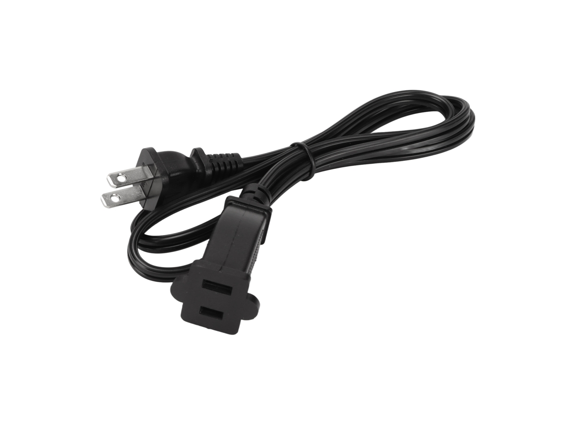 Cable De Extensión Nema 1-15p A 1-15r, 1 M, 10 A, Con Cubierta De Pvc Impermeable Y Resistente Al Fuego.