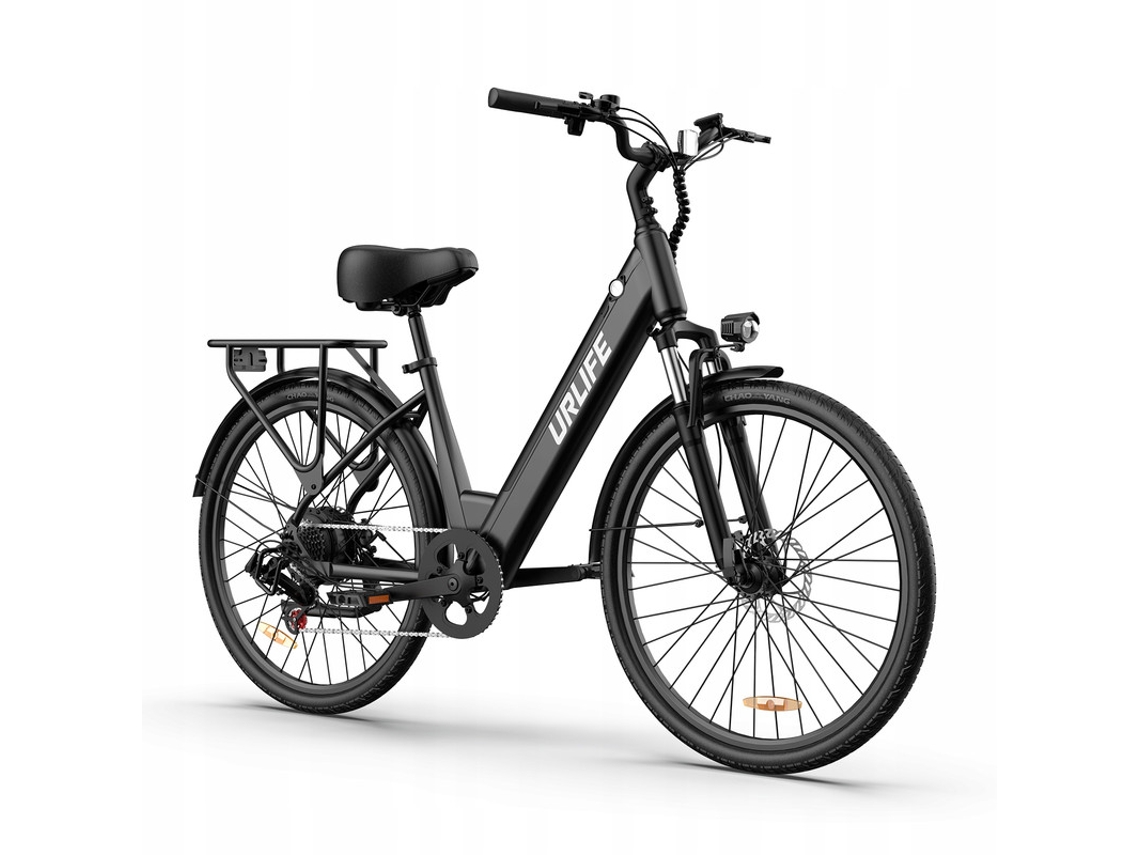 Bicicleta eléctrica Urlife E26 36 V 250 W para hombre/mujer, 25 km/h, 13 Ah, autonomía de 55 km, 250 W, color negro