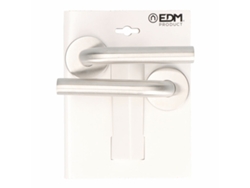 Manilla con roseta EDM 575 Acero Inoxidable Ø 53 mm