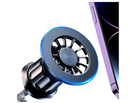 Soporte Teléfono Automóvil Universal Ventilación para Apple CHRONUS Negro