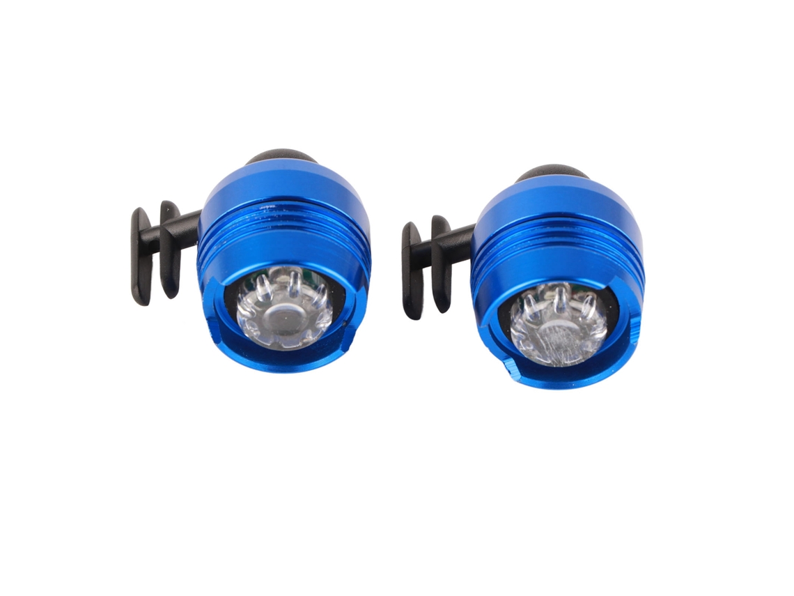 2 Piezas Linterna Para Zapatos 3 Modos De Iluminación Resistente Al Agua Ipx5 Aluminio Ligero