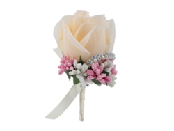 RNEMITERY 1 unidad Hermosa Pulsera Artificial para Dama de Honor Boda Decoración (Champán)