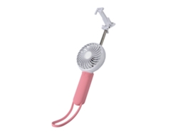 Palo Para Selfie Con Mini Ventilador (selfie Telescópico, Ajuste De Temperatura Portátil)