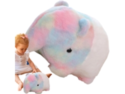 Peluche de tapir para niñas, suave y esponjoso, ideal como cojín de sofá, Gokoco
