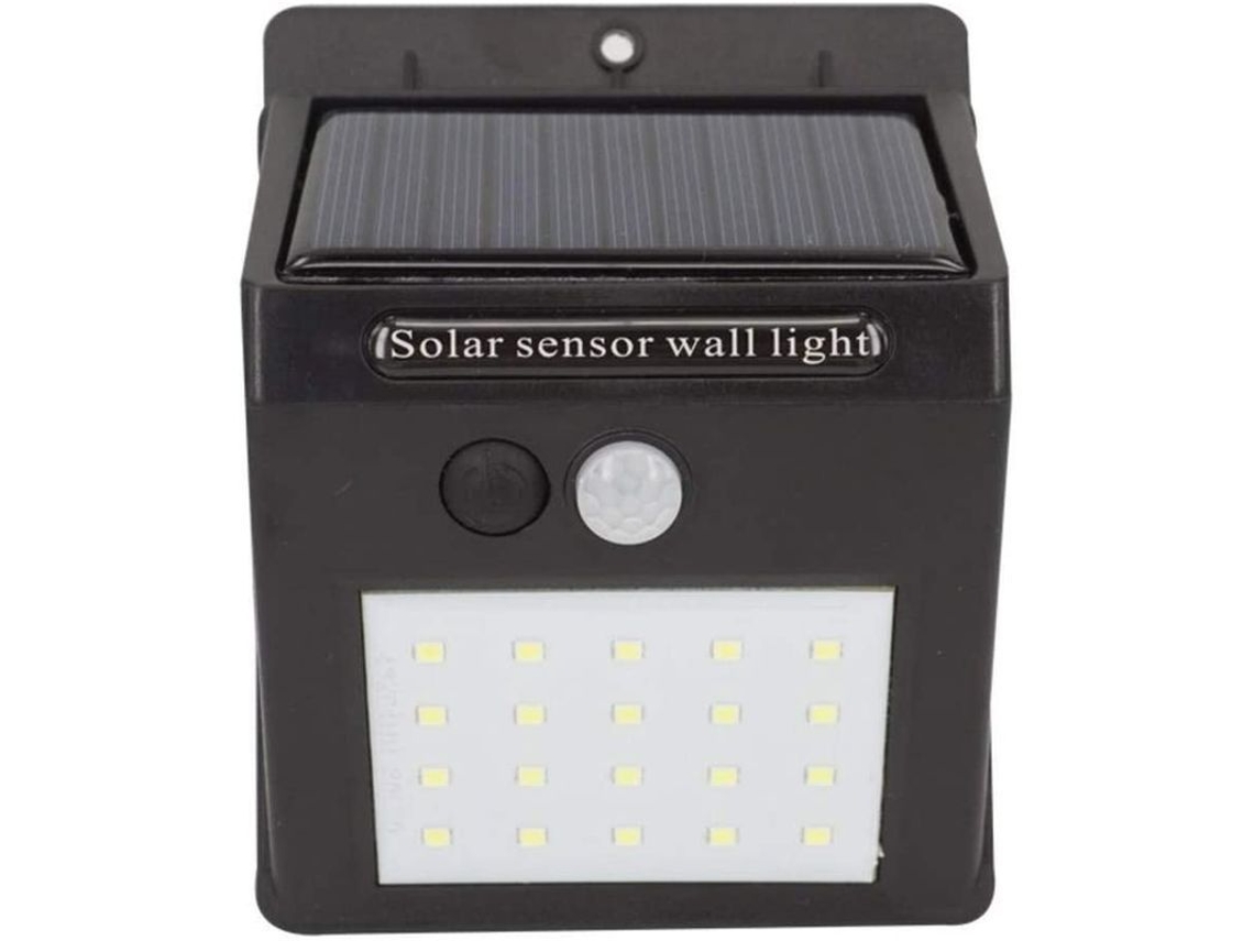 Aplique Solar De Pared Para Exteriores Con Sensor De Movimiento, 20 Led, Para Jardín Y Hogar.
