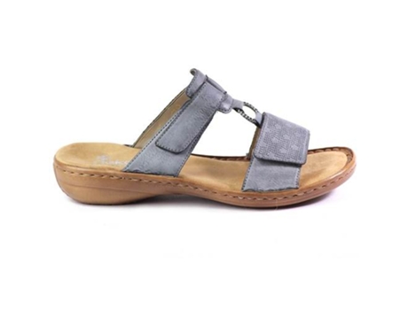 Pantuflas Mujer RIEKER Azul (Tam: 42.0 eu)