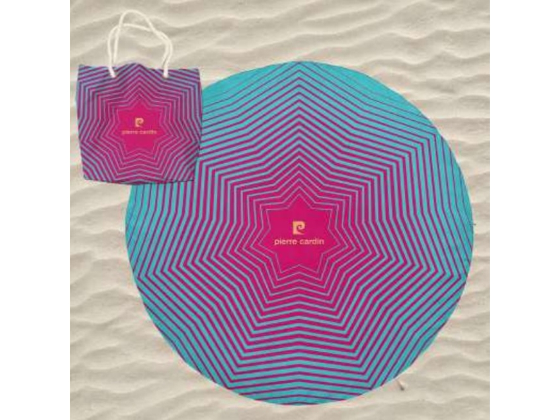 Toalla De Playa Doble De Microfibra Estrella De Siete Puntas Estampada Con Bolsa