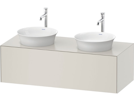 DURAVIT Tulip blanco, mueble de pared, ancho 1300 x fondo 550mm, con 1x extraíble, con tecnología tip-on, WT4978B