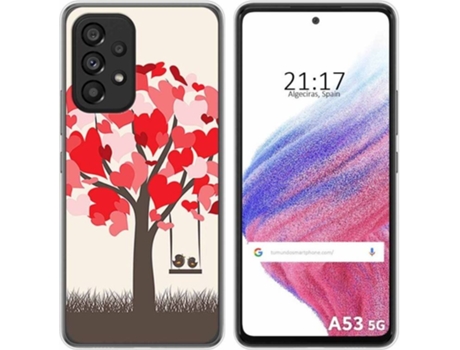 Carcasa para Samsung Galaxy A53 5G TUMUNDOSMARTPHONE Dibujos Pajaritos Multicolor