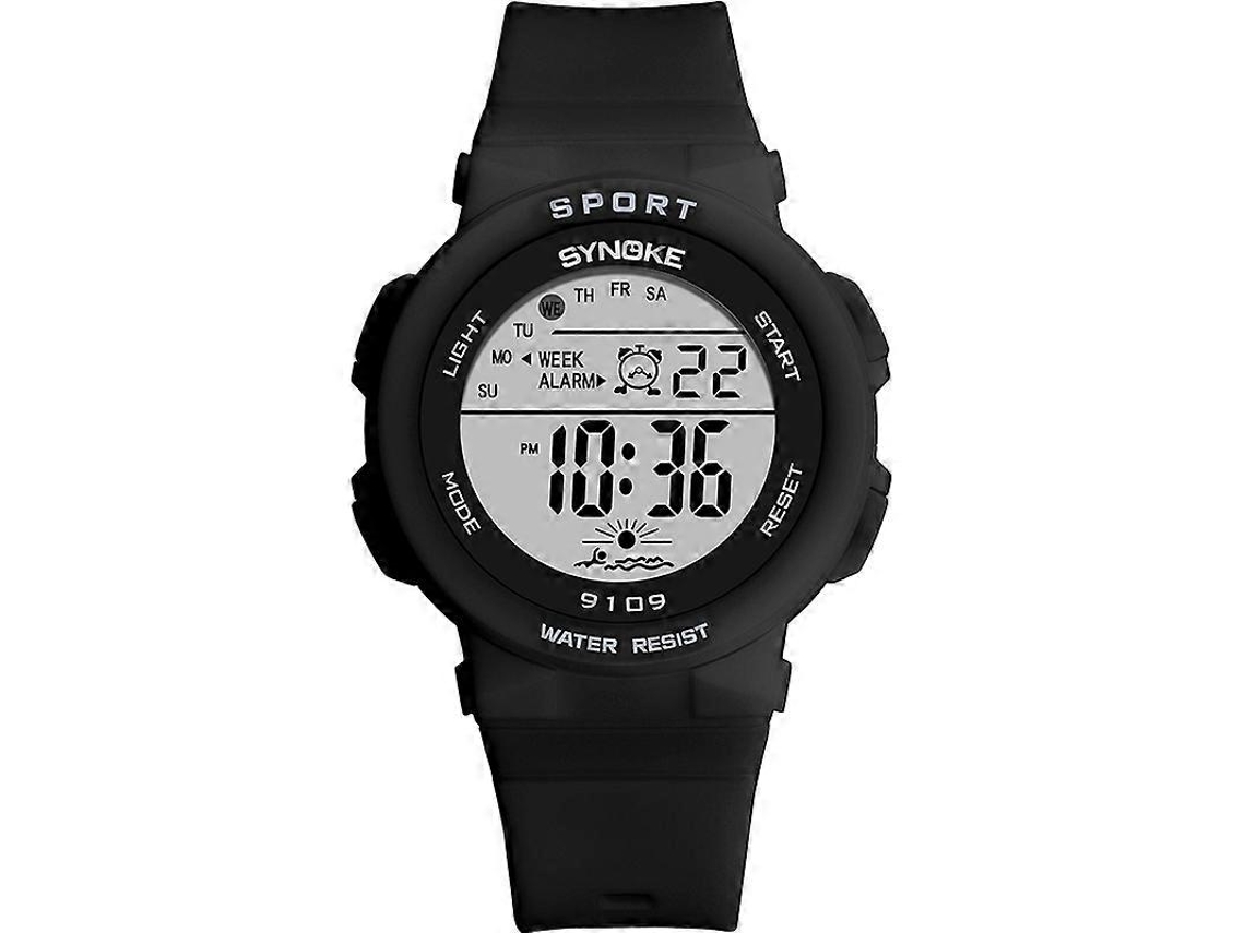 Reloj electrónico multifuncional Synoke 9109, resistente al agua y luminoso, colorido, para estudiantes.