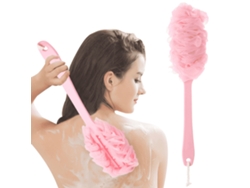 Cepillo De Baño De Mango Largo Para Una Exfoliación Suave (rosa) Gertiz