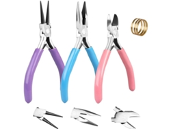 Pliers De Joyería - 3 Herramientas Con Abridor De Anillos Y Pinzas Para Corte Y Creación De Joyas