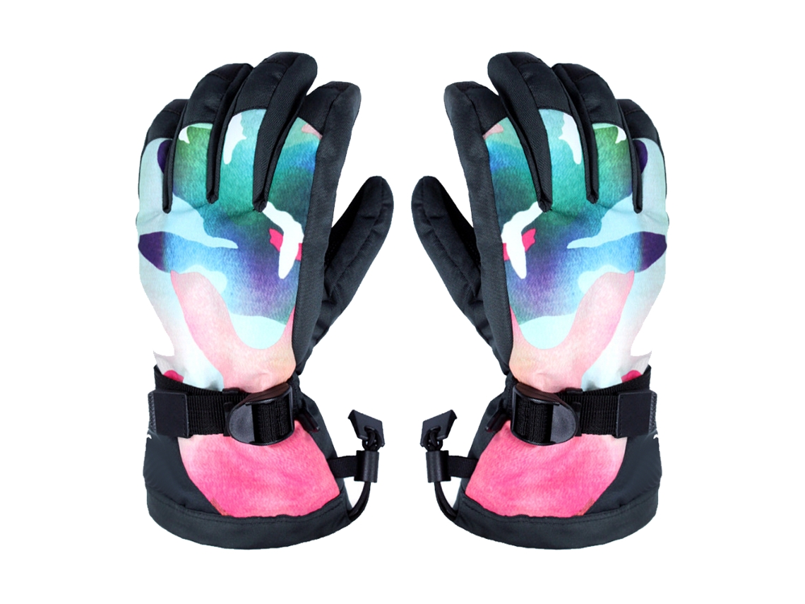 Guantes de esquí para nieve térmicos impermeables de invierno Guantes de mano a prueba de viento