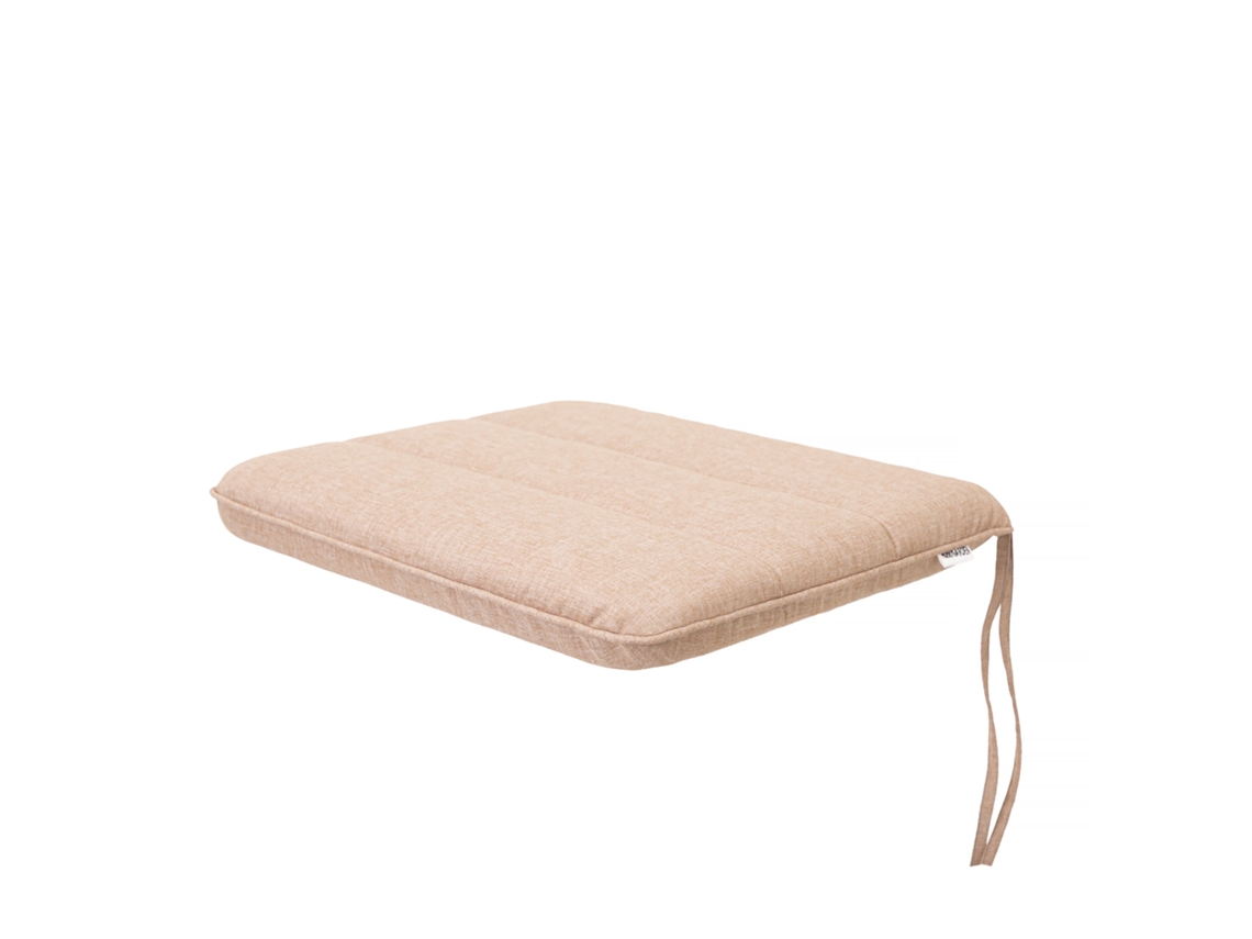 Cojín para Silla de Salón, Cocina, Comedor o Jardín para Interior y Exterior - 1 Pieza 50x43cm - Unilateral - Beige SALES CORE