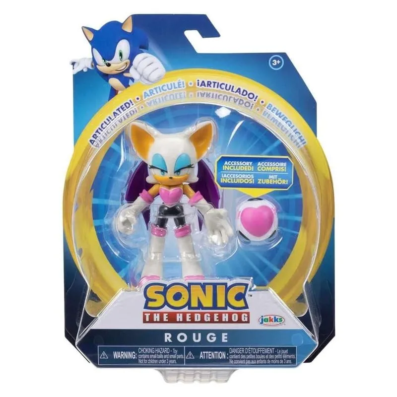 Figura de acción de Sonic The Hedgehog Rouge The Bat Jakks 41221 Jakks Pacificp25