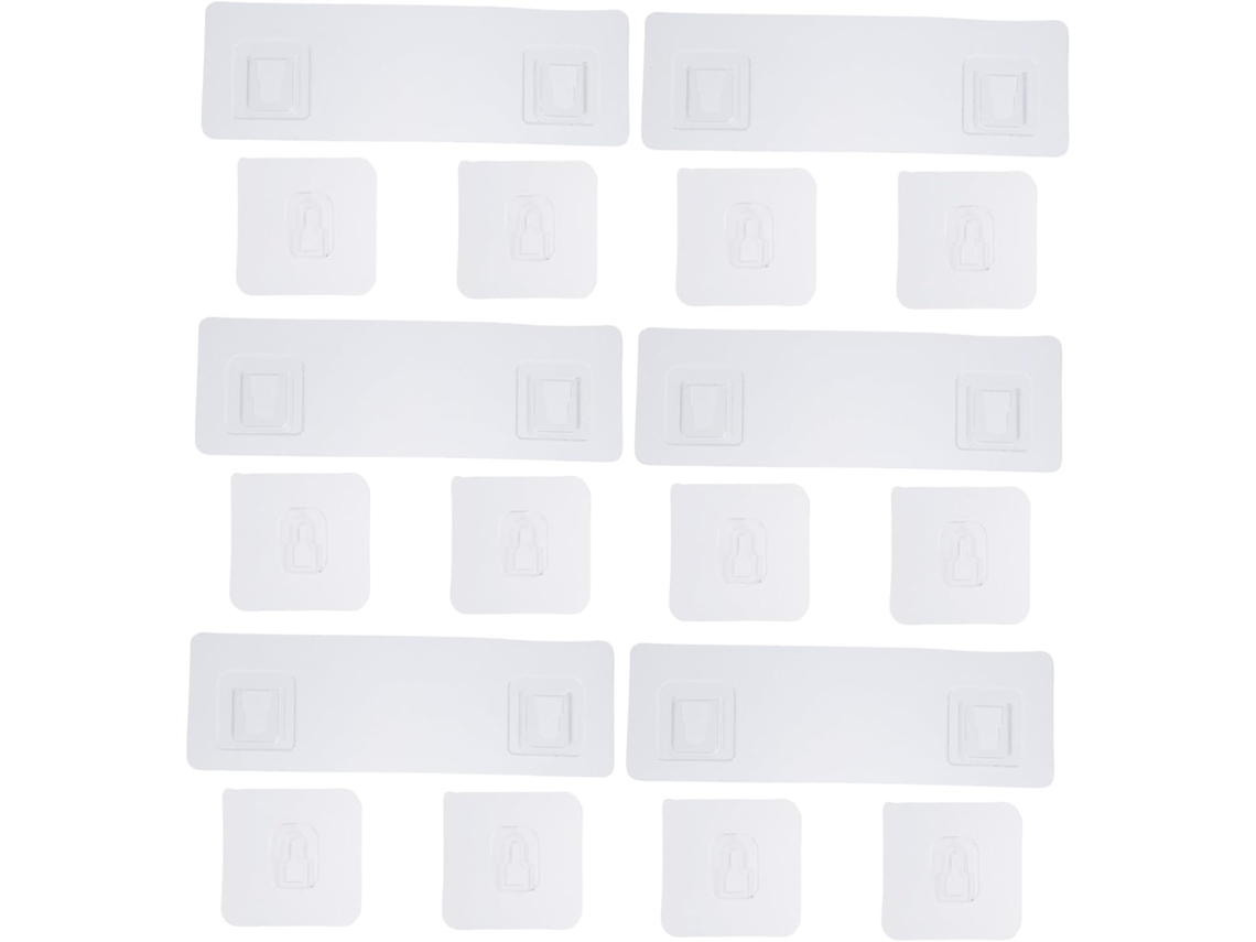 Pegatinas Adhesivas Respaldo Acrílico Pp Transparente Clavos 30 Unidades Fáciles Instalar Diseño Bucle Montaje