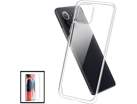 Kit Carcasa + Protector de Pantalla Xiaomi Mi 11 PHONECARE Transparente