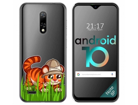 Carcasa Ulefone Armor Note 8P TUMUNDOSMARTPHONE Dibujos Transparente Multicolor