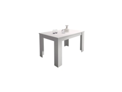 Mesa de comedor extensible Corfu Blanco 138 x 76 x 88 cm