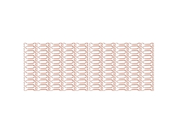 100 Clips De Papel Formados Electroplados Serie Oro Rosa Metálicos Ligeros Bonitos Para Oficina Uso Diario