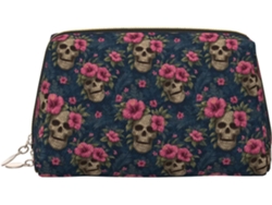 Neceser De Viaje Cuero Organizador Para Mujer Diseño Estampado Vacaciones