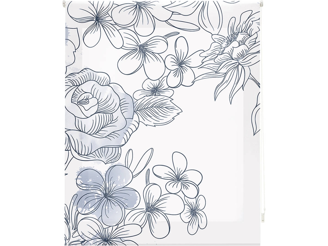 Estor Enrollable HAPPYSTOR Flores 2 Estampado Digital Fantasia E98037 90x250 cm