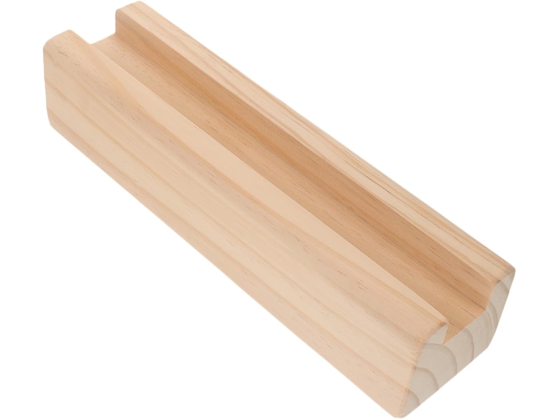 Soporte de pie para espejo de madera maciza con base antideslizante. Fácil de instalar, perfecto para...