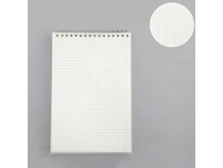 Cuaderno De Alambre Superior Con 80 Hojas, Papel Grueso, Cuadrícula A5, Útil Y Práctico Para Notas Diarias