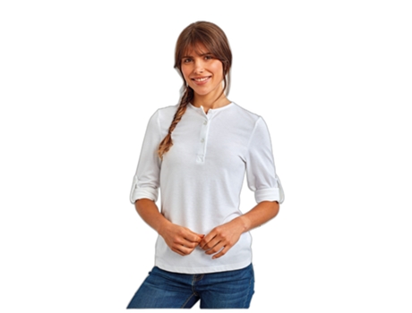 Camiseta de Mujer PREMIER Long John Blanco (S)