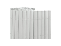 Cañizo Pvc Blanco | Cañizo Ocultación Pvc Simple Cara 2x5 Metros | Valla Privacidad Pantalla Pvc | Valla Decoración Exterior Uv Suinga