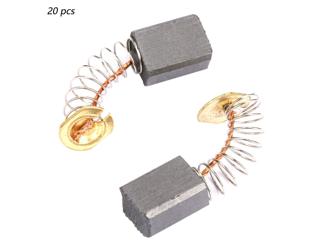 Juego De 20 Escobillas De Carbón De Repuesto Para Motor Eléctrico Genérico De 6*9*13 Mm