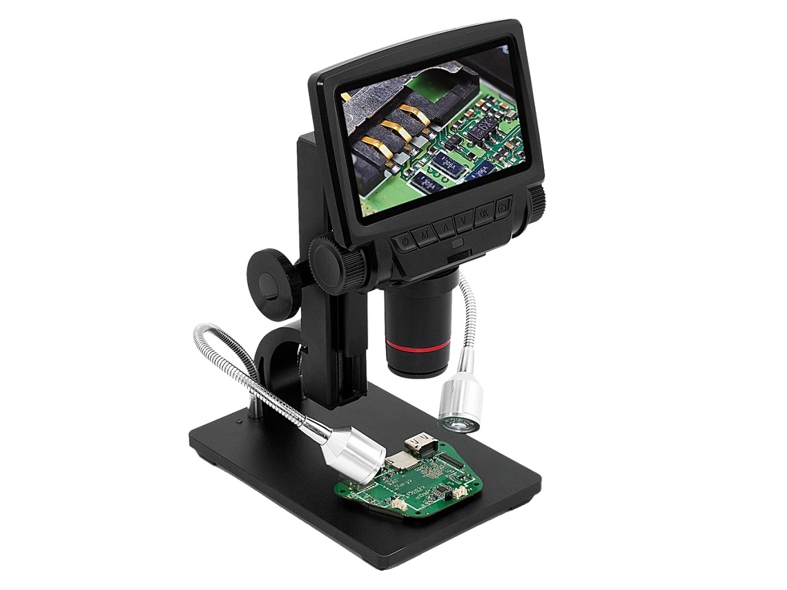 Microscopio digital, sensor de 3 MP, aumento de 260x, salida HDMI/USB, ADSM301 OEM