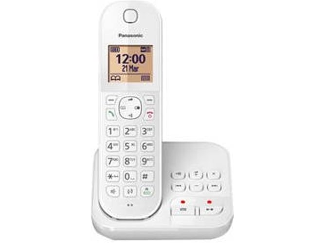 Teléfono fijo Sin Cable PANASONIC KX-TGC410FRW blanco