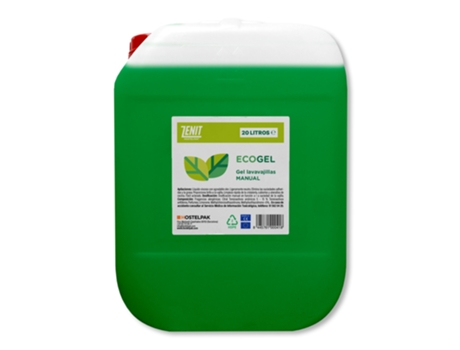HOSTELPAK 20L EcoGel Detergente lavavajillas manual Detergente lavavajillas a mano Productos de limpieza Menaje Limpieza vajilla manual Limpieza pr...