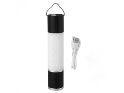 Linterna Led Portátil Recargable Por Usb Con Brillo Ajustable Y Larga Duración, Ideal Para Acampar H