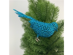 Adorno navideño con pájaro y pinza, envío gratis, tamaño 16 cm