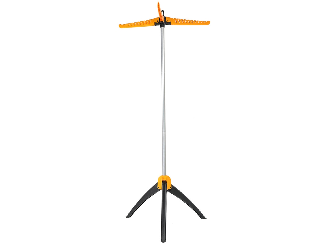 MEOIRUERY Secador de Ropa Doblez Multifuncional Independiente con Soporte Aireador para Ropa (Amarillo)