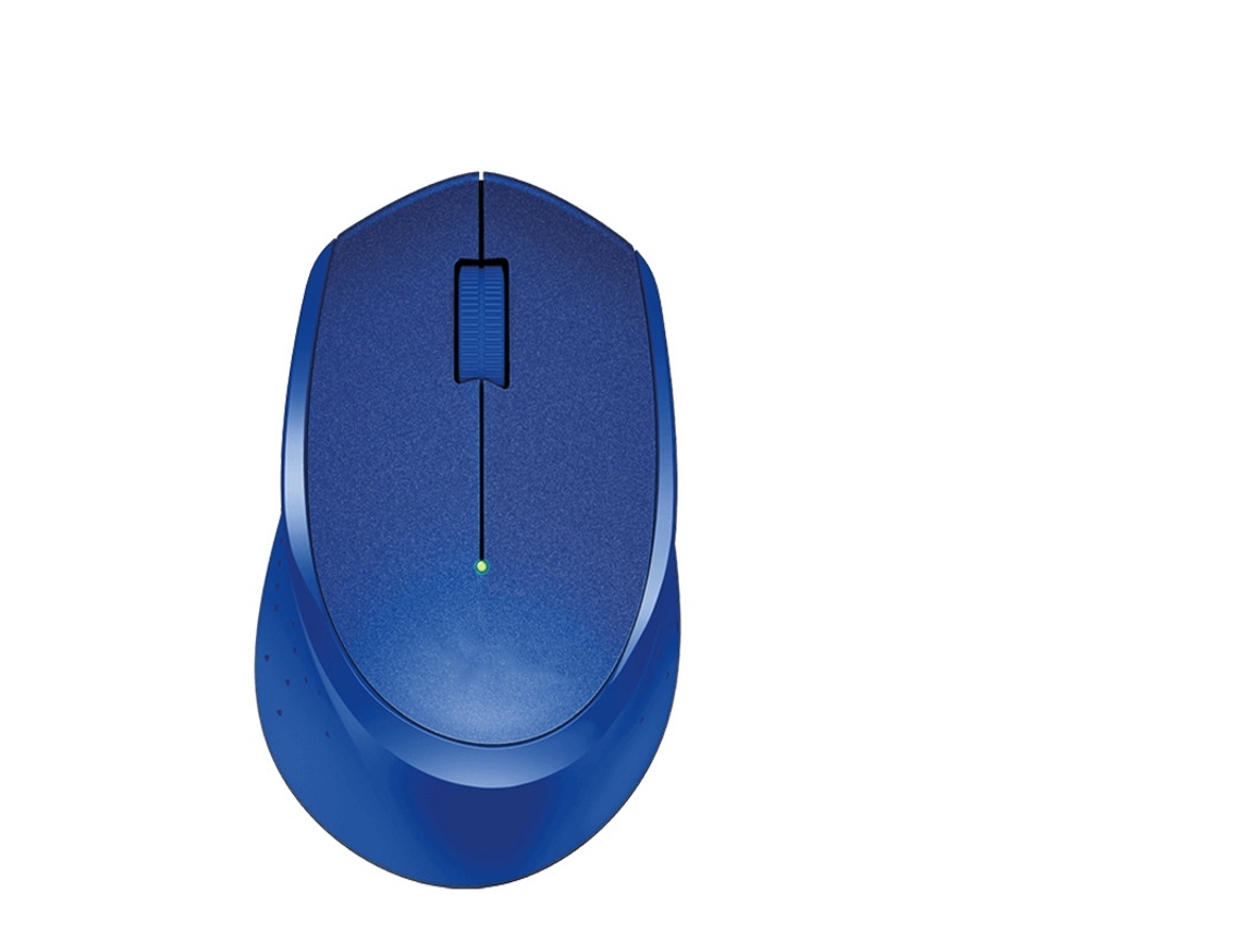 Ratón inalámbrico YIZHOOD M330 1000DPI óptico silencioso 2,4 GHz con receptor USB para oficina en casa usando PC azul