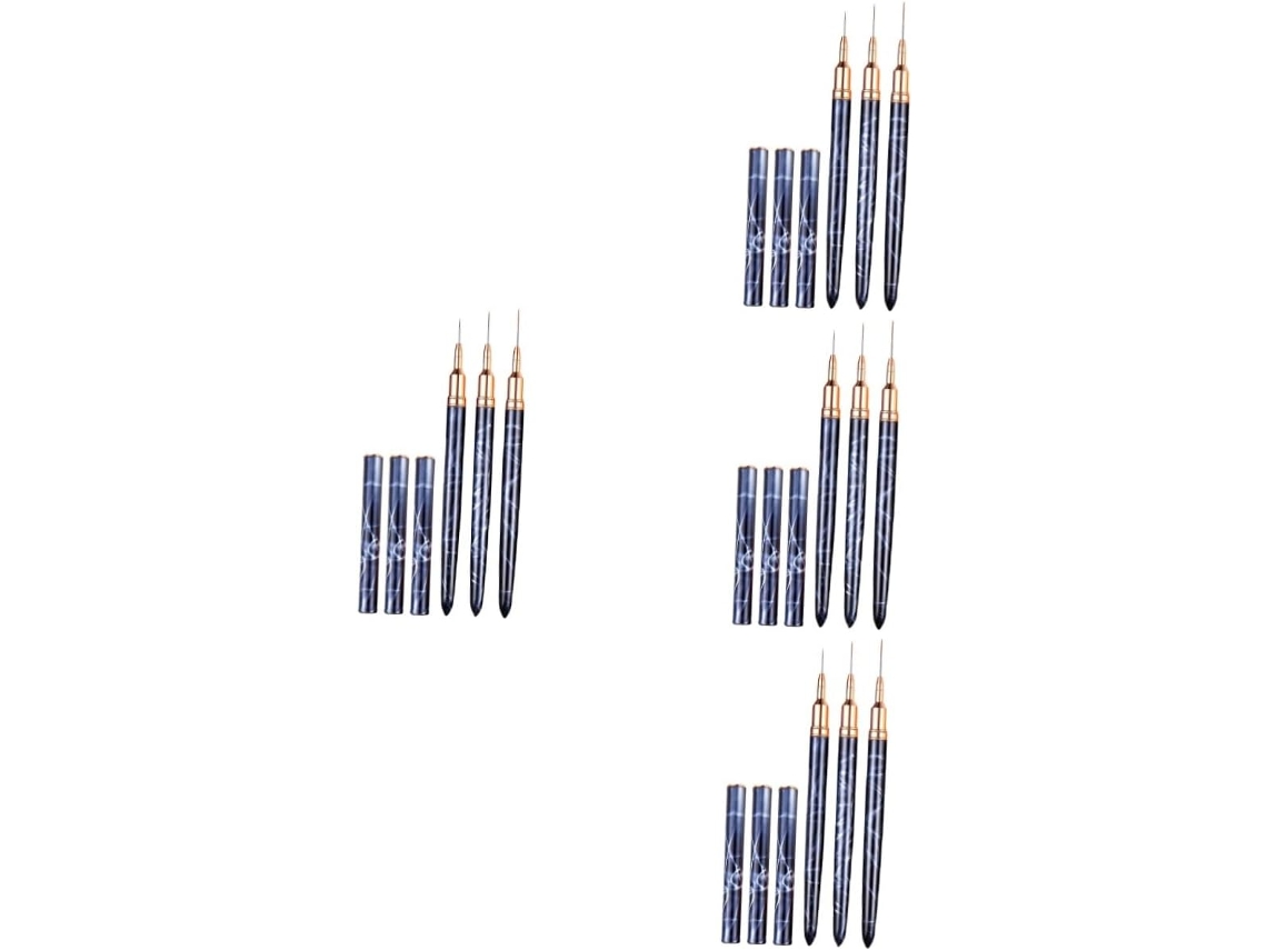 12 Pièces Stylo Nail Art Luminothérapie Gel Pen Stylos A Ongles Outils D'art D'ongle De Bricolage