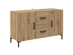 Maison Exclusive - Vitrina Roble Artesanal 100 X 36 X 60 Cm Madera Contrachapada