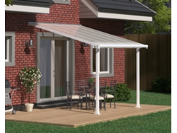 CANOPIA Pérgola Olympia Cobertor de Terraza de Aluminio 3X3 m Blanco