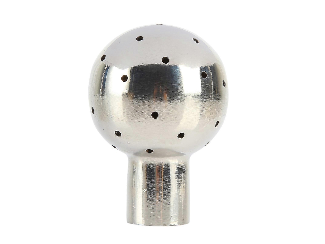 Bola rociadora fija con rosca interna, acero inoxidable 304, sanitaria DN15, 4 puntos, 1/2 pulgada, resistente a la corrosión, 6,8 x 4,5 cm