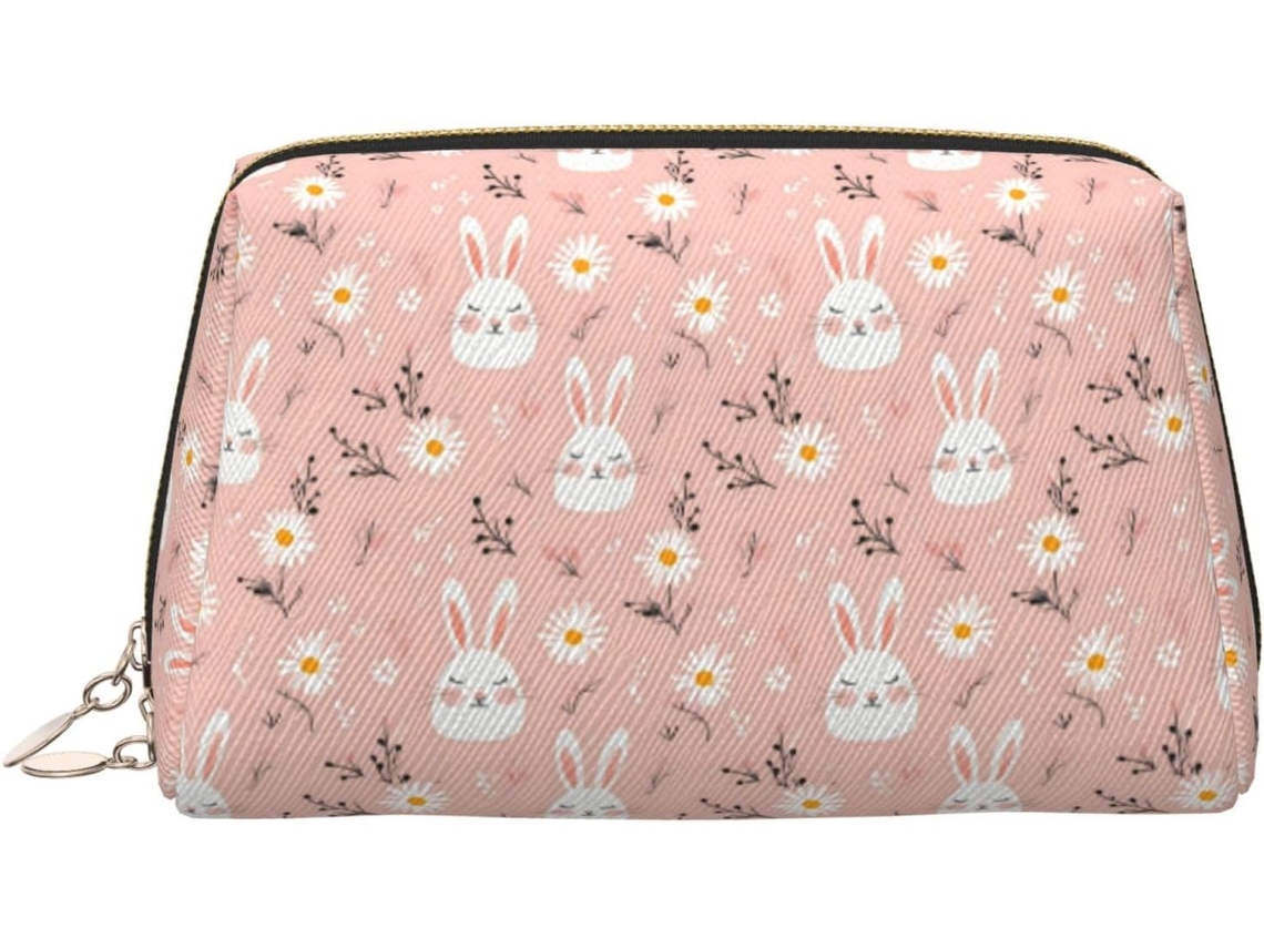 Neceser De Viaje Cuero Organizador Para Mujer Diseño Estampado Vacaciones